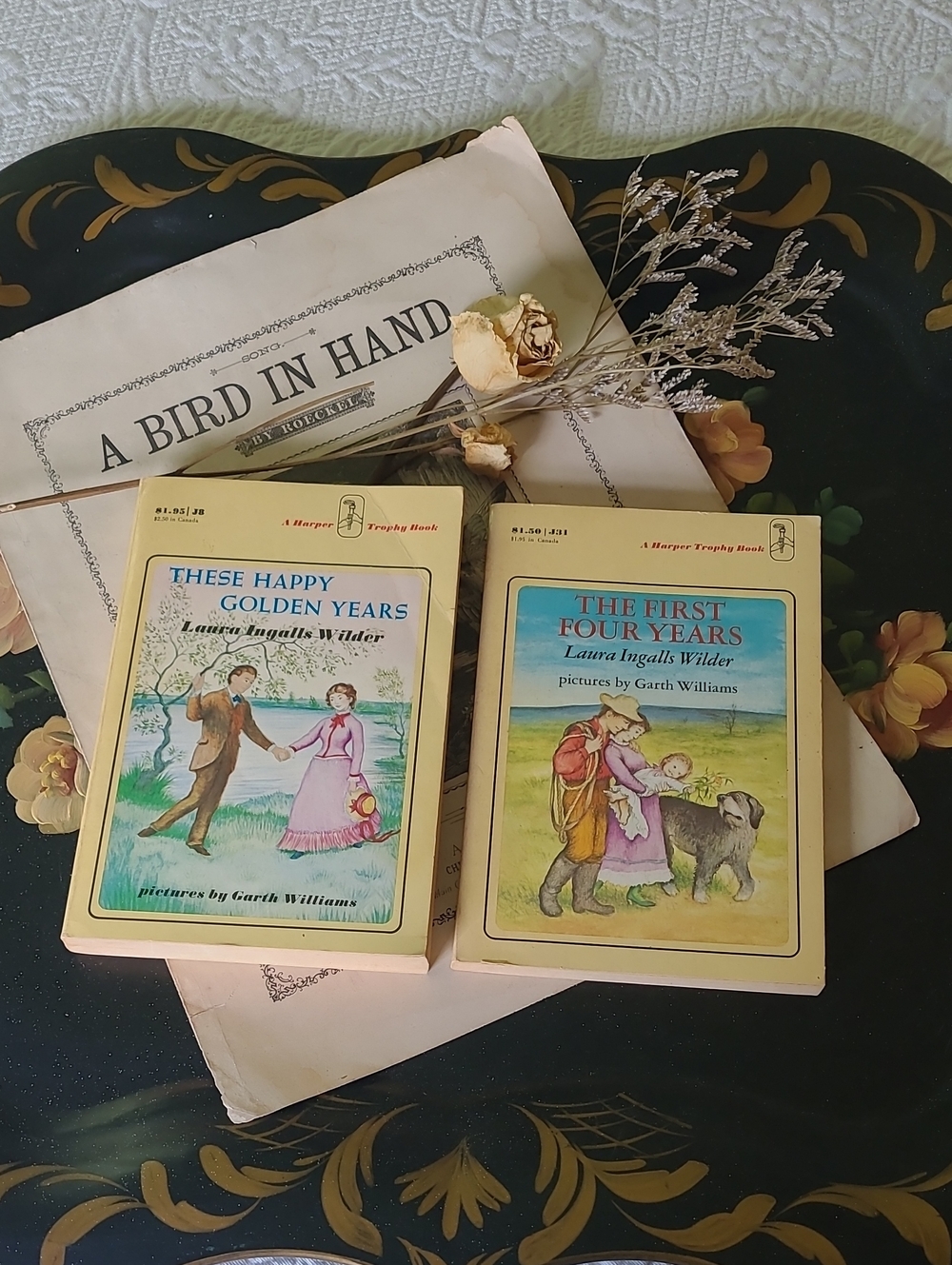 Set Of 2 Little House On The Prairie Books, 1971, Laura Ingalls Wilder, Vintage